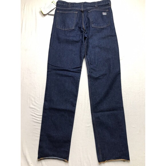 NWT TYNDALE AR/FR Jean Men (32x Raw Hem) Dark Wash Perimeter Insect Guard USA - Picture 2 of 16